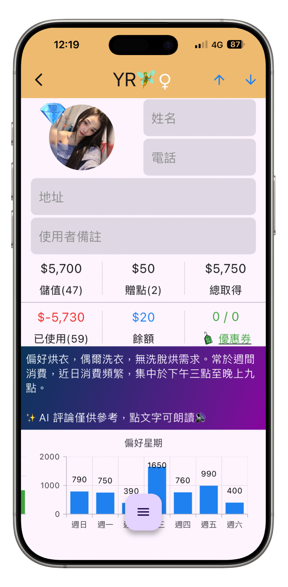 小掌櫃會員管理系統 - 詳細功能